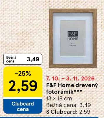 F&F Home drevený fotorámik***