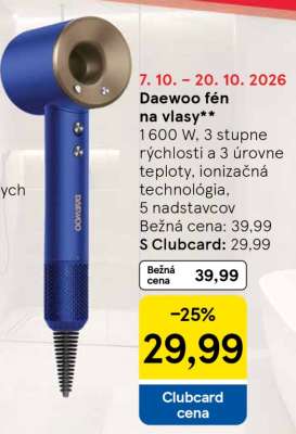 Daewoo fén na vlasy