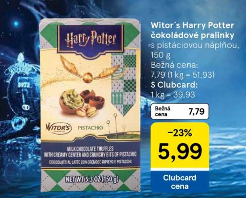 Witor's Harry Potter čokoládové pralinky