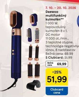 Daewoo multifunkčný kulmofén**