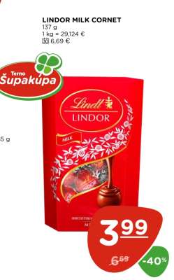 LINDOR MILK CORNET