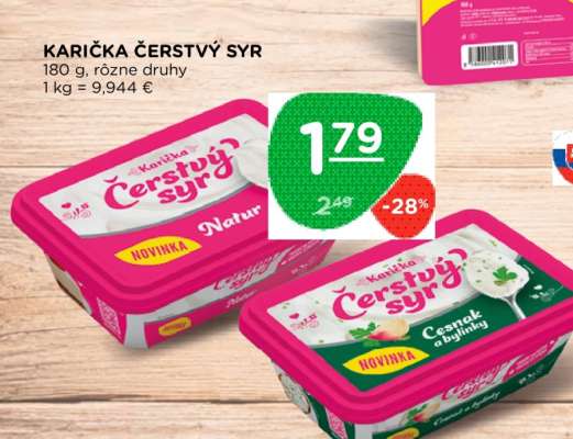 Karička čerstvý syr****