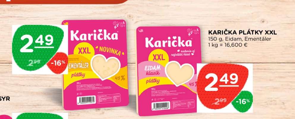 Karička plátky XXL