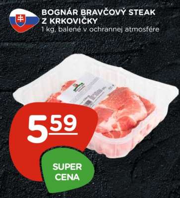 BOGNÁR BRAVČOVÝ STEAK Z KRKOVIČKY