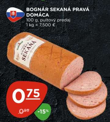 BOGNÁR SEKANÁ PRAVÁ DOMÁCA