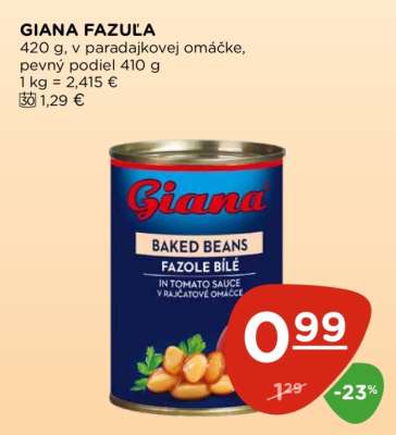 Giana fazuľa