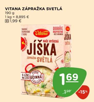 VITANA ZÁPRAŽKA SVETLÁ