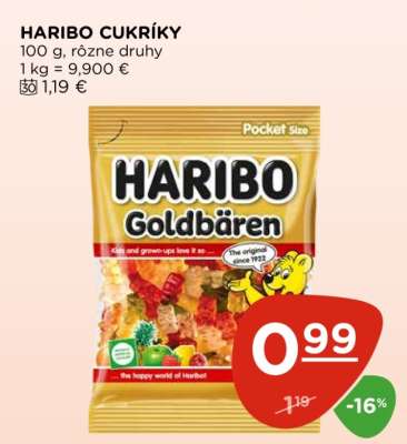 HARIBO CUKRÍKY
