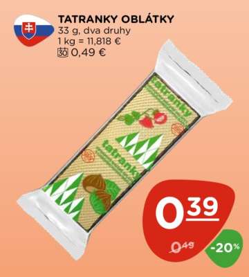 Tatranky oblátky