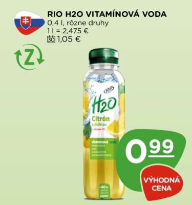 RIO H2O VITAMÍNOVÁ VODA
