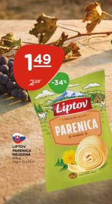 Liptov Parenica Neúdená