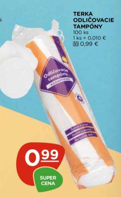 TERKA ODLIČOVACIE TAMPÓNY