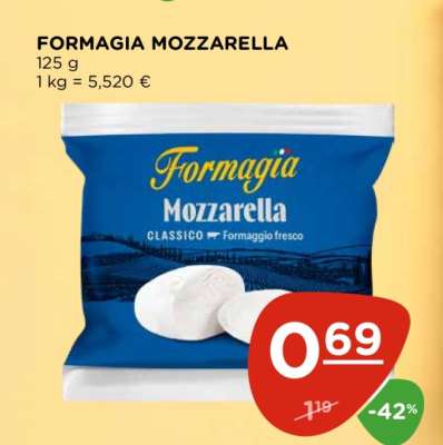 FORMAGIA Mozzarella