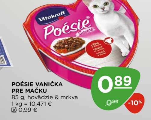 POÉSIE VANIČKA PRE MAČKU