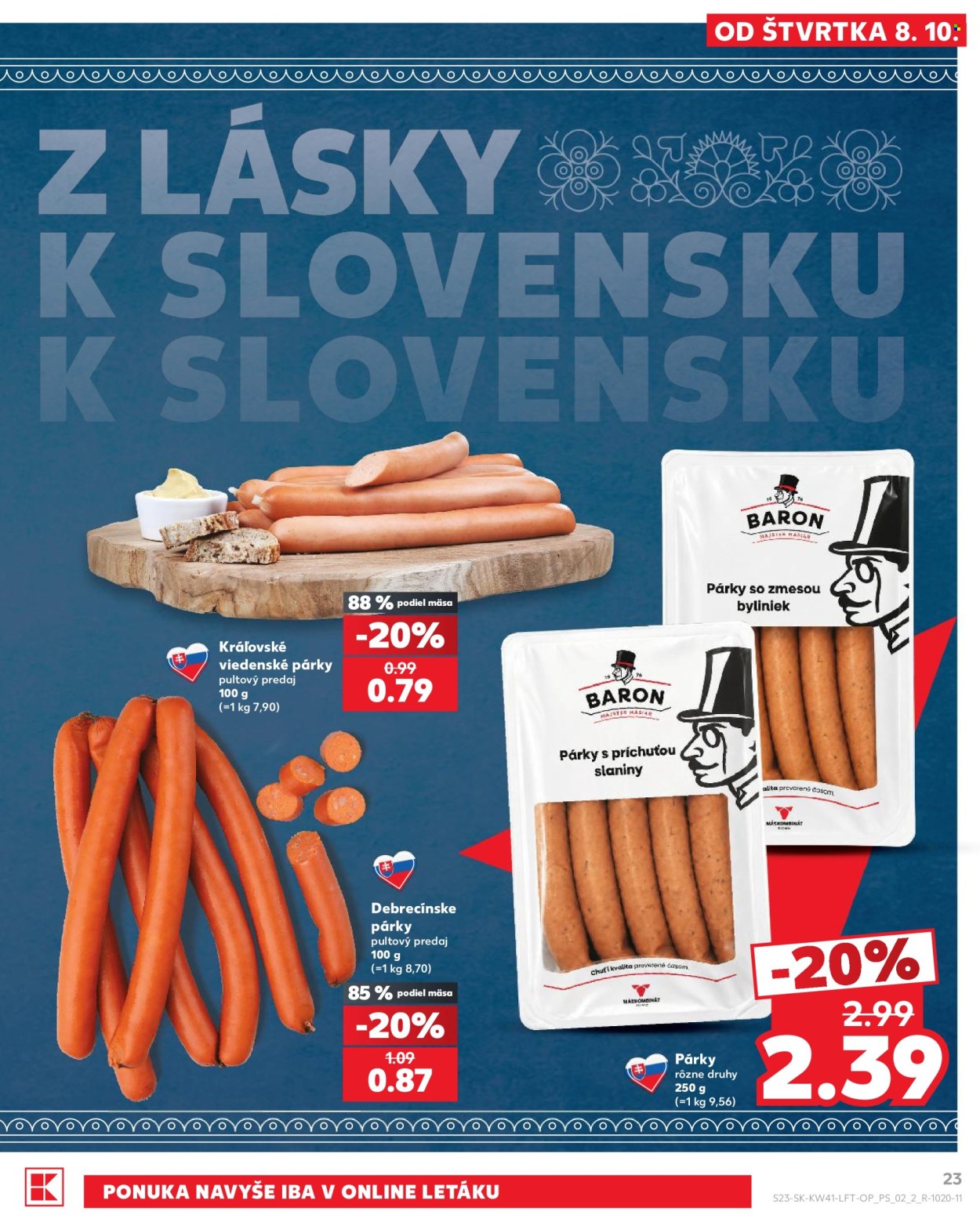 Leták Kaufland - 8.10.2026 - 14.10.2026. Strana 23