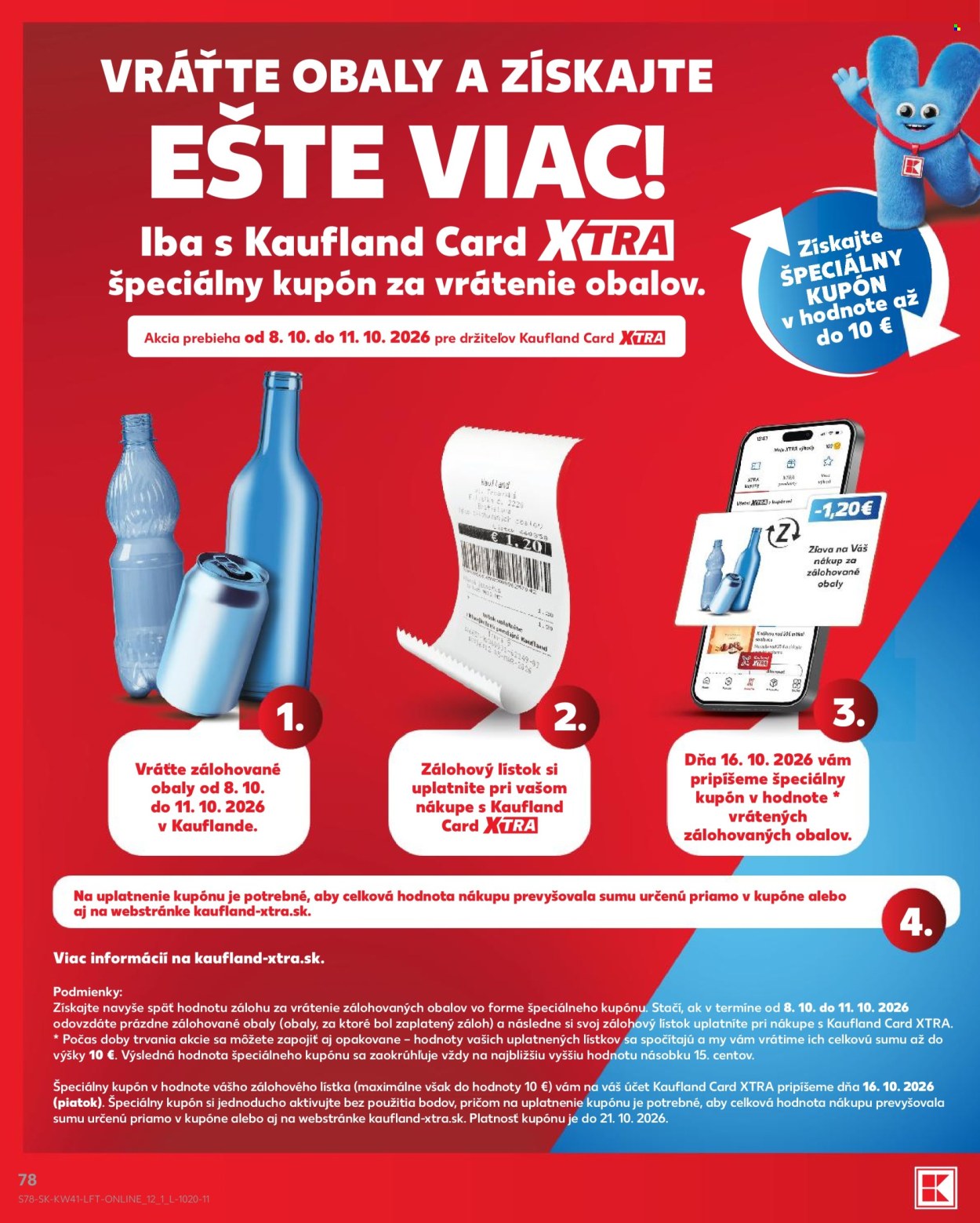 Leták Kaufland - 8.10.2026 - 14.10.2026. Strana 78