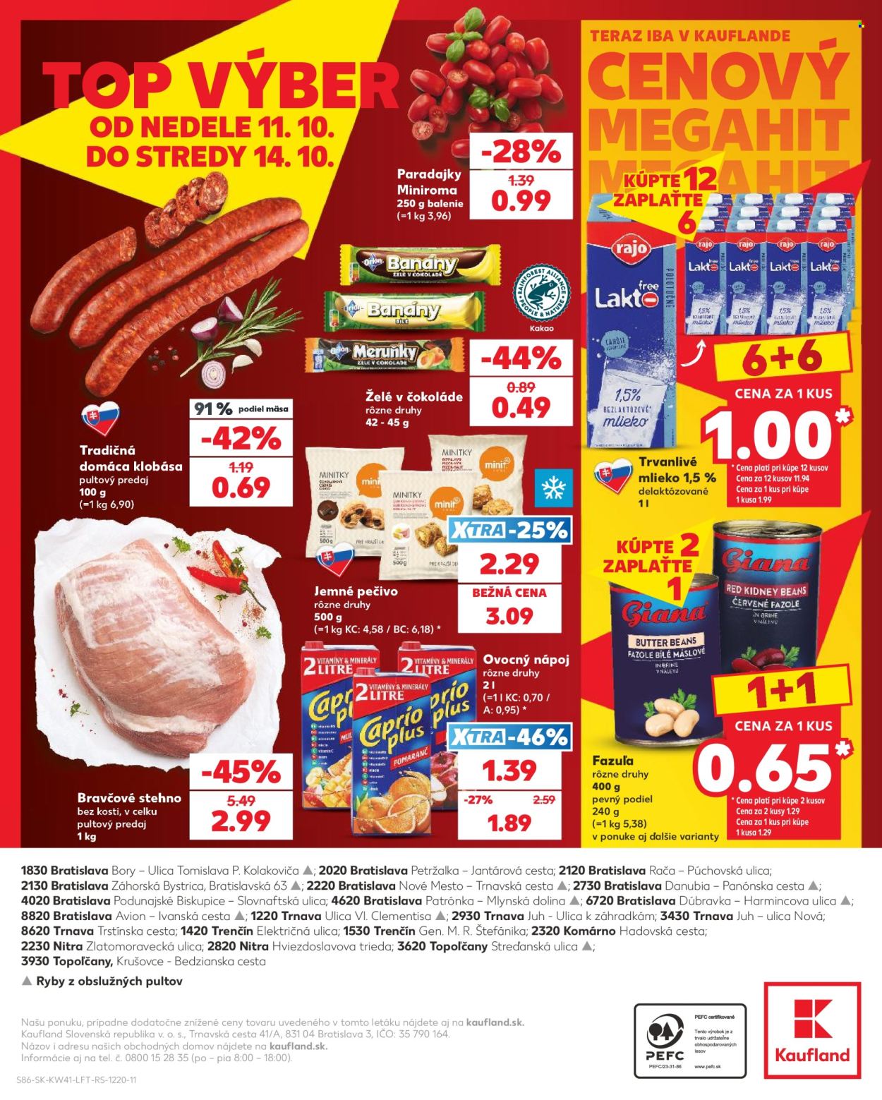 Leták Kaufland - 8.10.2026 - 14.10.2026. Strana 86