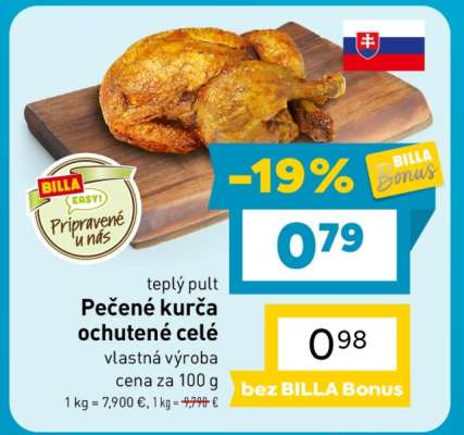Pečené kurča ochutené celé