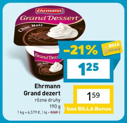 Ehrmann Grand dezert