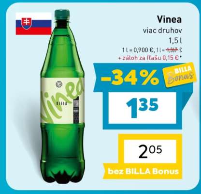 Vinea viac druhov