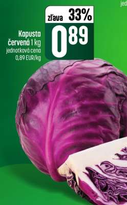 Kapusta červená 1 kg