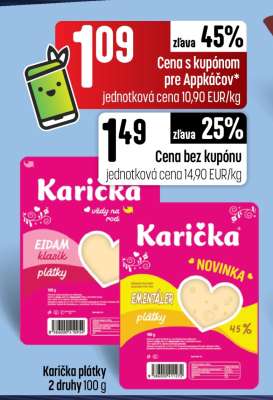 Karička plátky