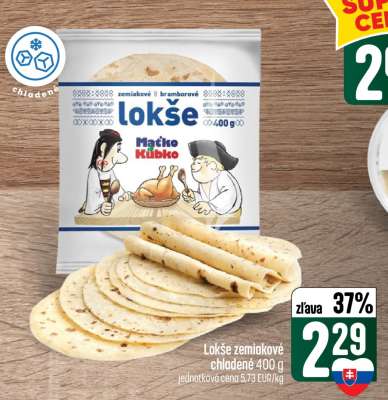 Lokše zemiakové chladené 400 g