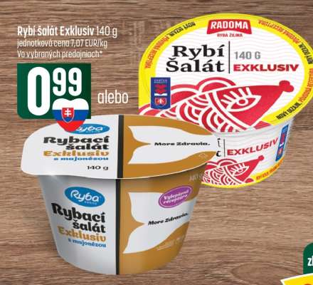 Rybí šalát Exklusiv 140 g