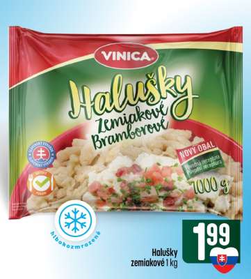 Halušky zemiakové, 1 kg
