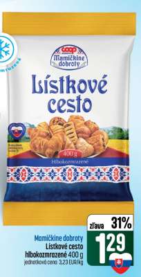 Mamičkine dobroty Lístkové cesto