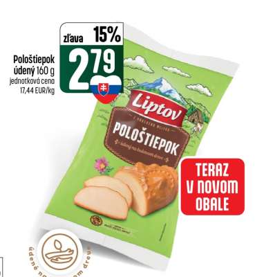 Pološtiepok údený 160 g