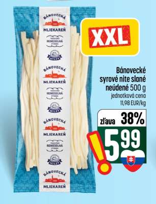 Bánovecké syrové nite slané neúdené 500 g