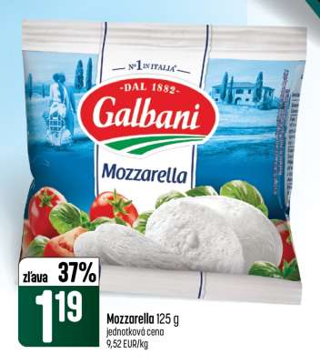 Mozzarella 125 g