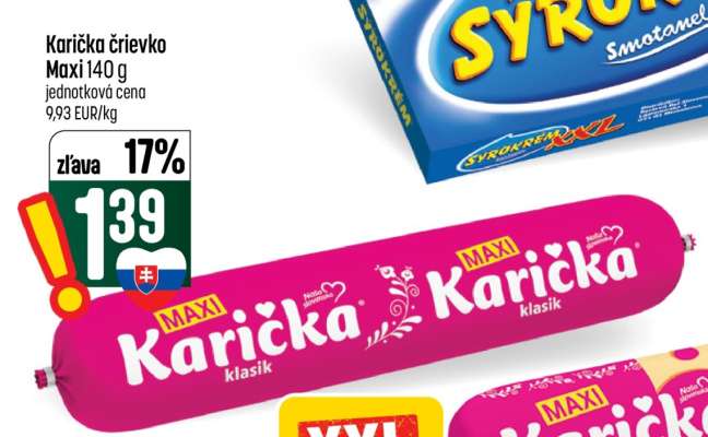 Karička črievko Maxi