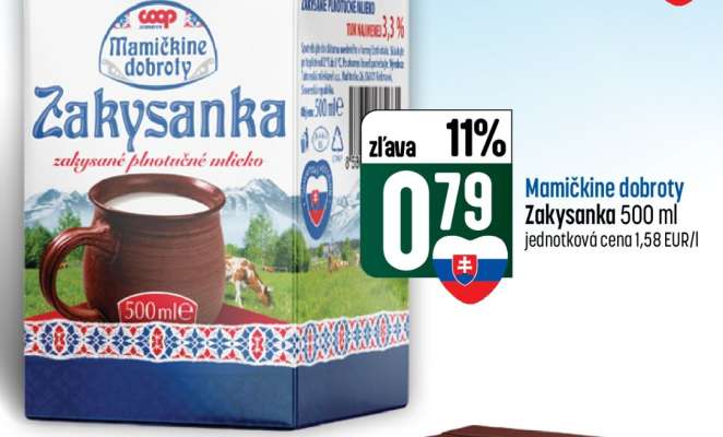 Mamičkine dobroty Zakysanka 500 ml