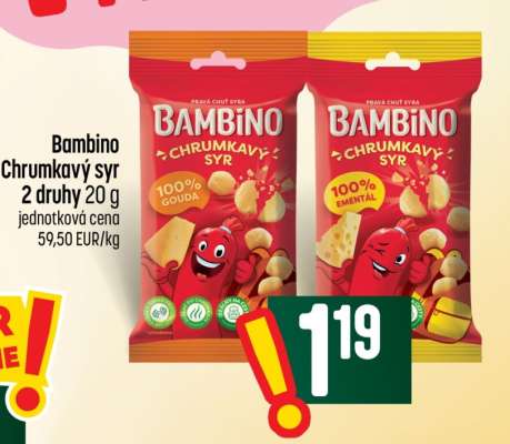 Bambino Chrumkavý syr