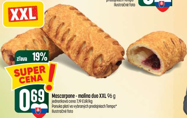 Mascarpone-malina duo XXL 96 g