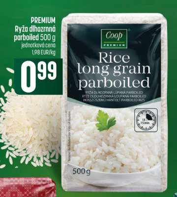 PREMIUM Ryža dlhozrnná parboiled 500 g
