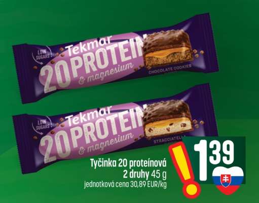 Tyčinka 20 proteinová