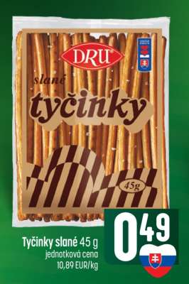Tyčinky slané 45 g