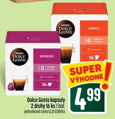 Dolce Gusto kapsuly