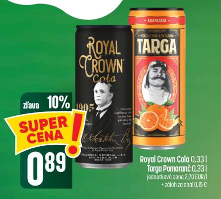 Royal Crown Cola 0,33 l