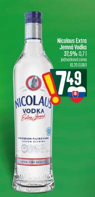 Nicolaus Extra jemná vodka