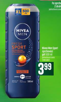 Nivea Men Sport sprchovací gél 500 ml
