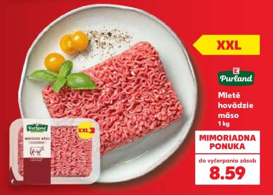 Mleté hovädzie mäso 1 kg