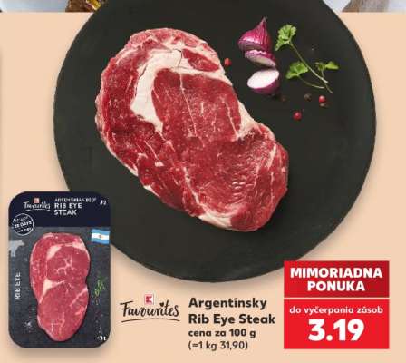 Argentínsky Rib Eye Steak