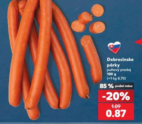 Debrecínske párky