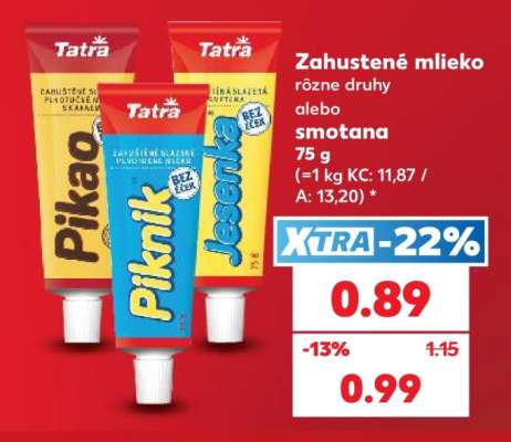 Zahustené mlieko