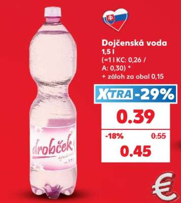Dojčenská voda 1,5 l