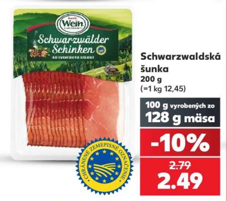 Schwarzwaldská šunka